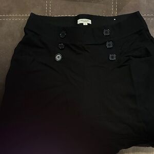 Max Studio Black Button-Front pants